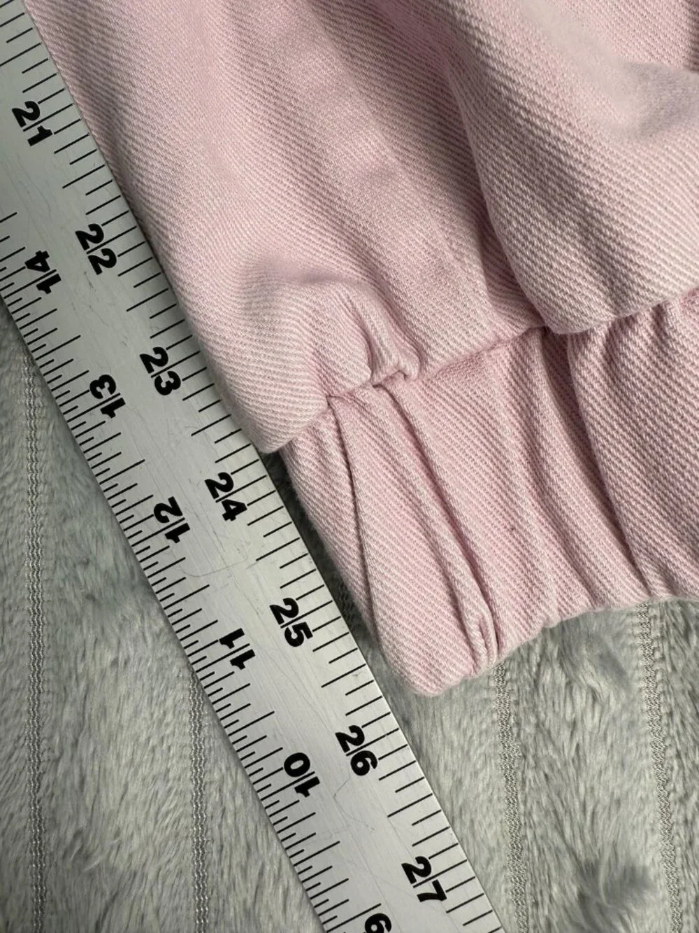 BDG Urban Outfitters Denim Utility Cargo Jogger Pants Womens 27 Pink Streetwear